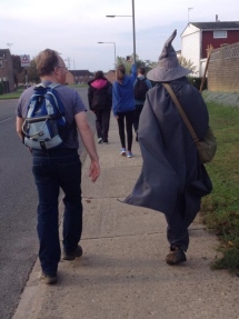 walking with gandalf